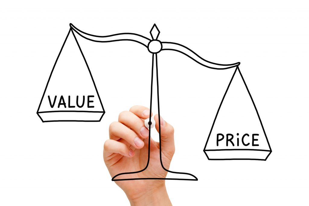value price scale